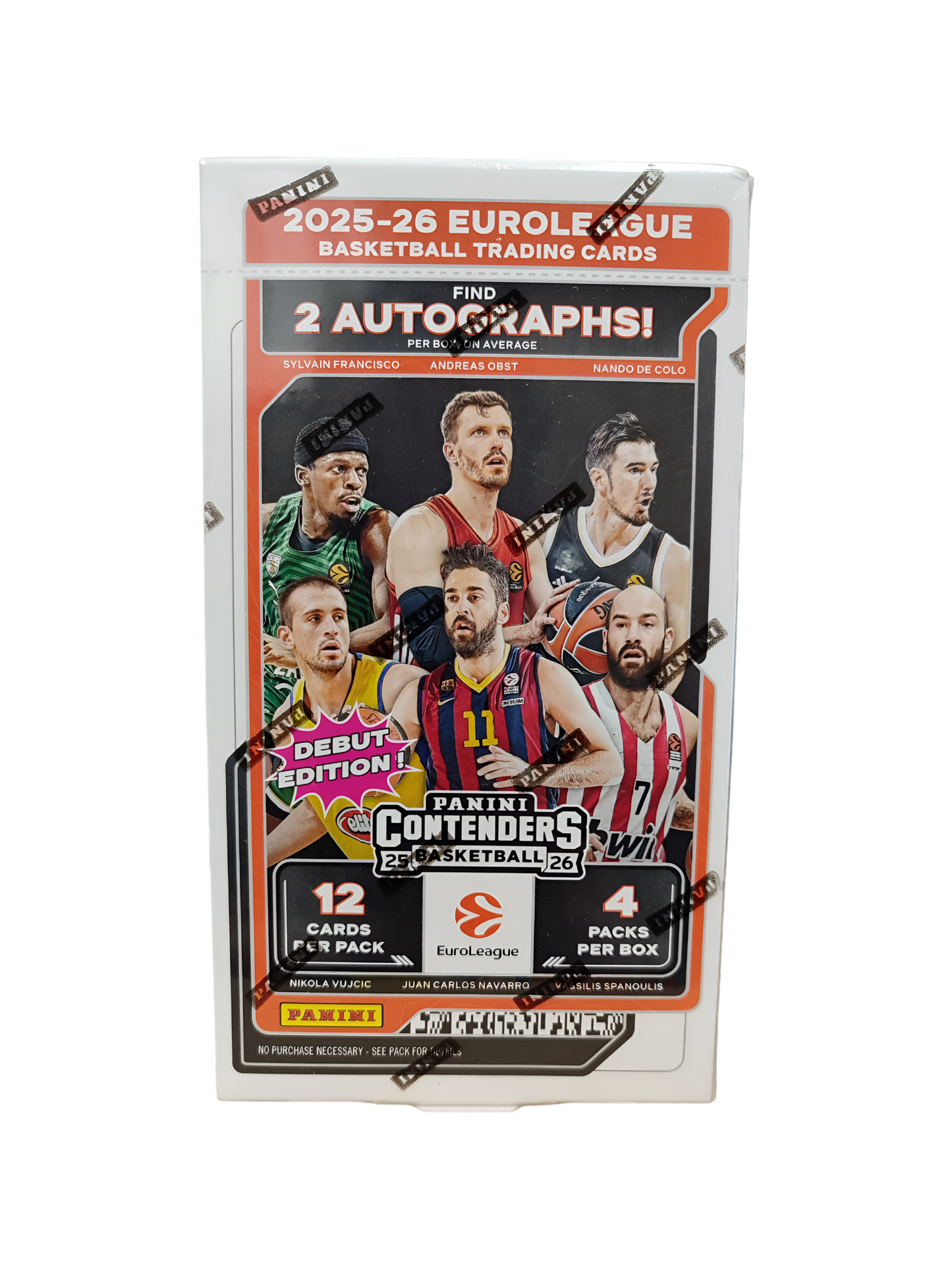 2025-26 Panini EuroLeague Contenders Basketball Hobby Box