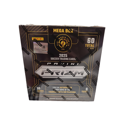 Panini Prizm FIFA Club World Cup Soccer Mega Box 2025