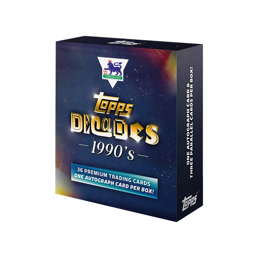 Topps Premier League Decades 90s Edition Box 2025/26