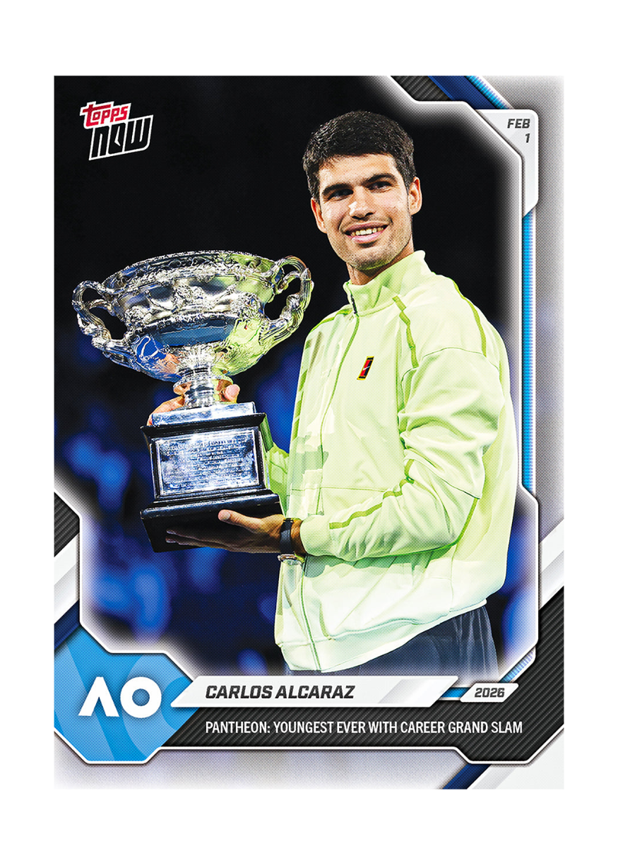 Carlos Alcaraz - 2026 Topps NOW Tennis