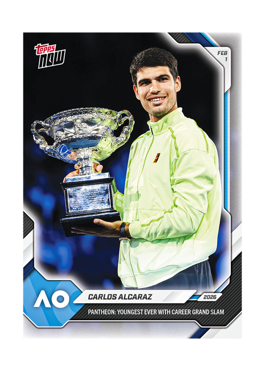 Carlos Alcaraz - 2026 Topps NOW Tennis