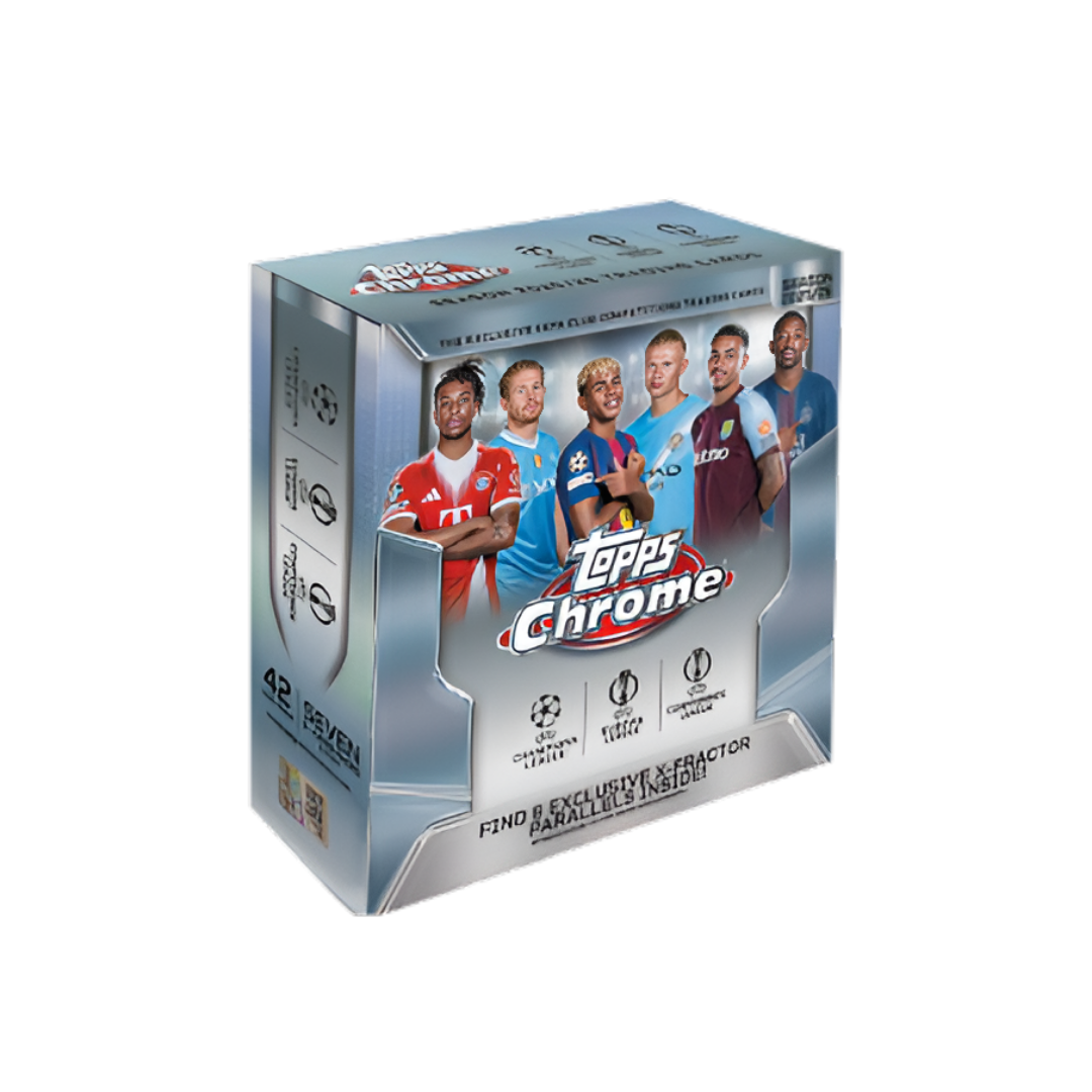 Topps Chrome UEFA Club Competitions 2025-26 - Mega Box