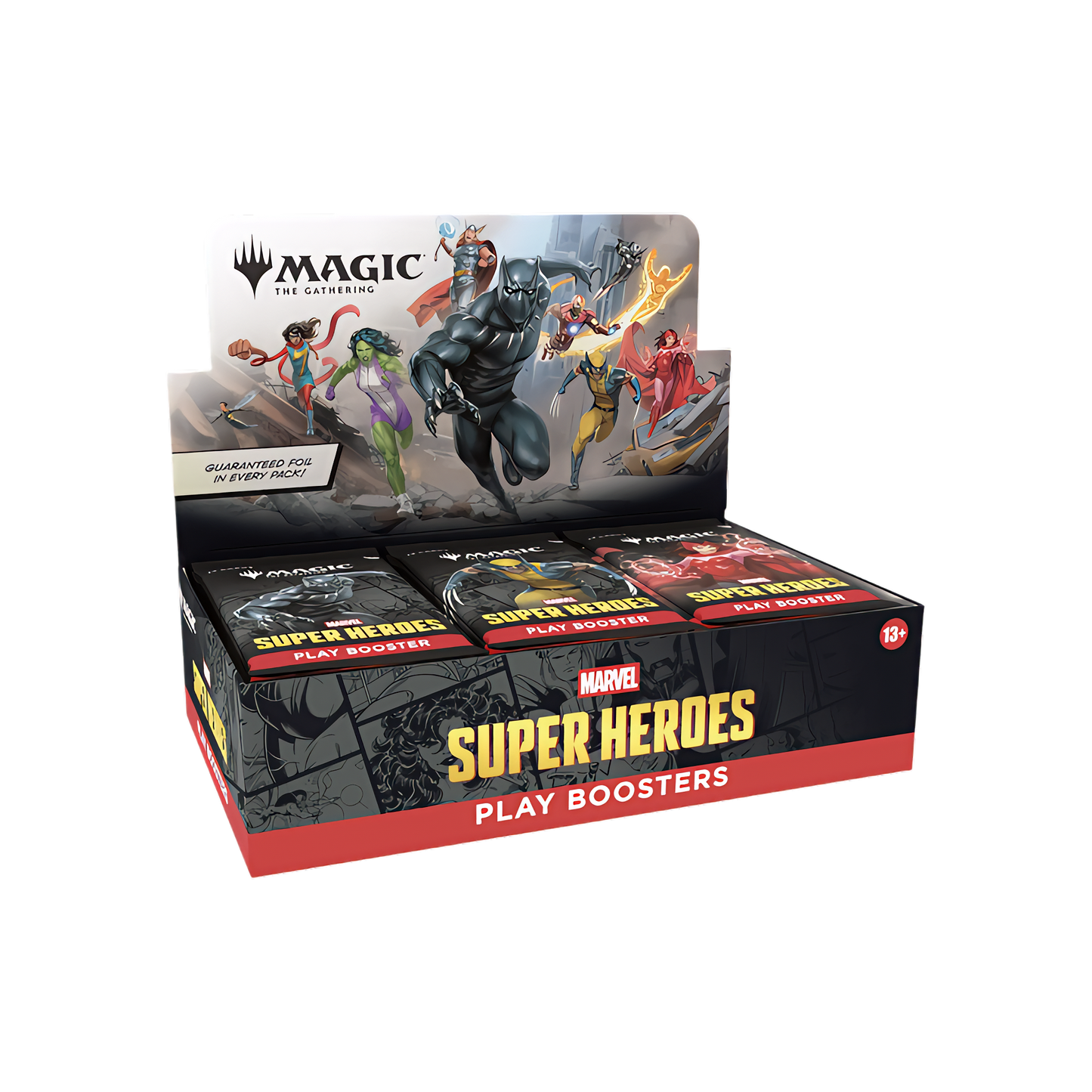 Play Booster Display (30 sobres) Marvel Super Heroes - Magic The Gathering ( Inglés)