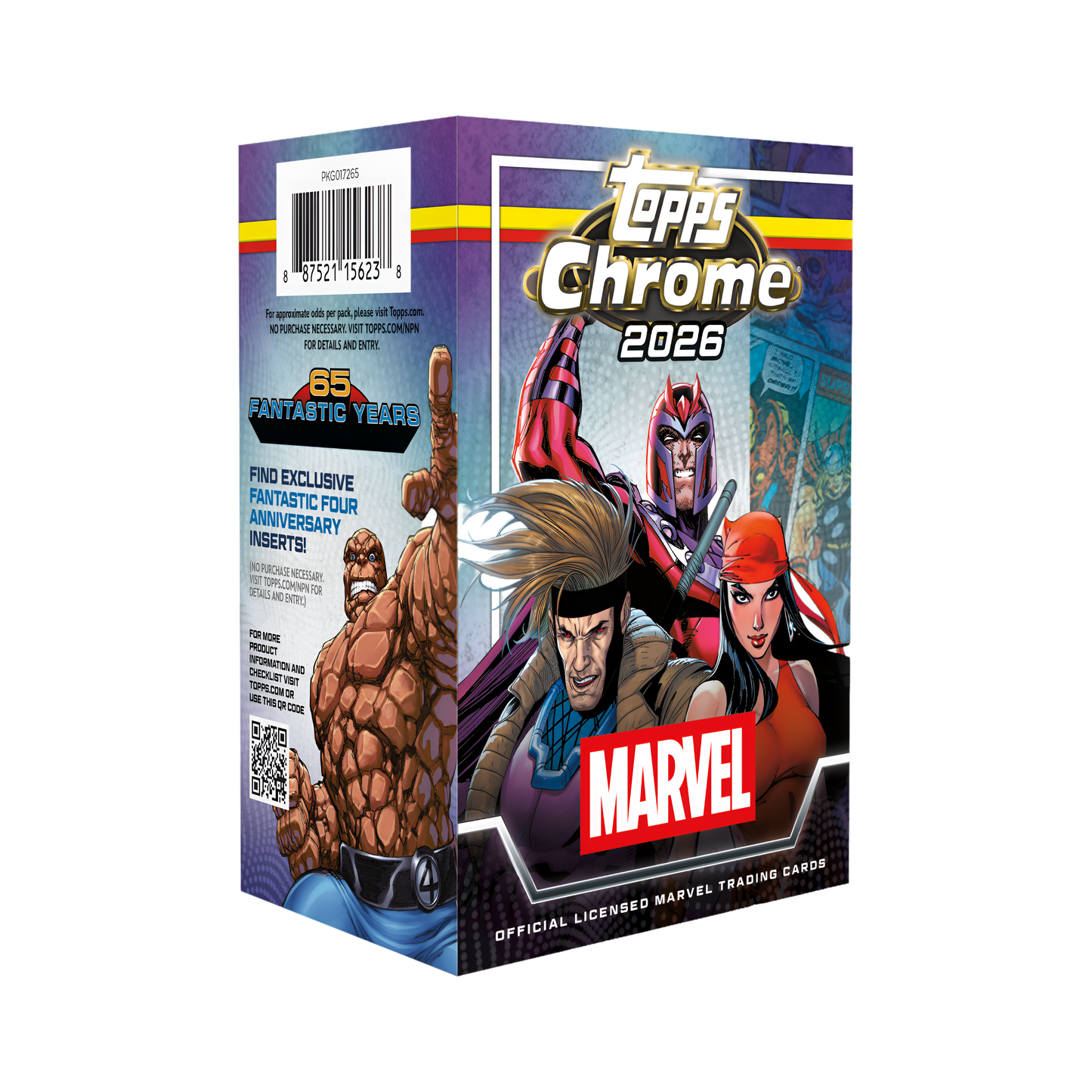 Value Box Marvel Comics Chrome - Topps 2026