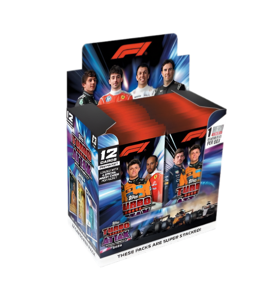 Card Packs Turbo Attax (24 Boosters) Official Formula 1 2026 - Topps Europe