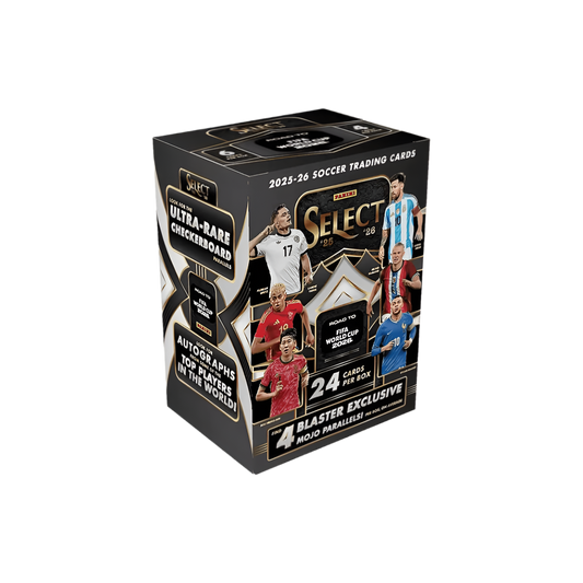 2025/26 Panini Select Road to FIFA World Cup 2026 Soccer – Blaster Box
