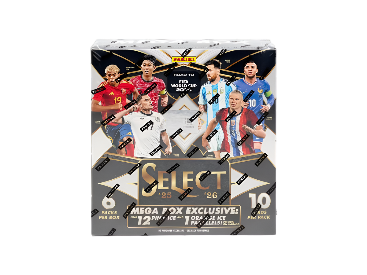 2025/26 Panini Select Road to FIFA World Cup Football Mega Box