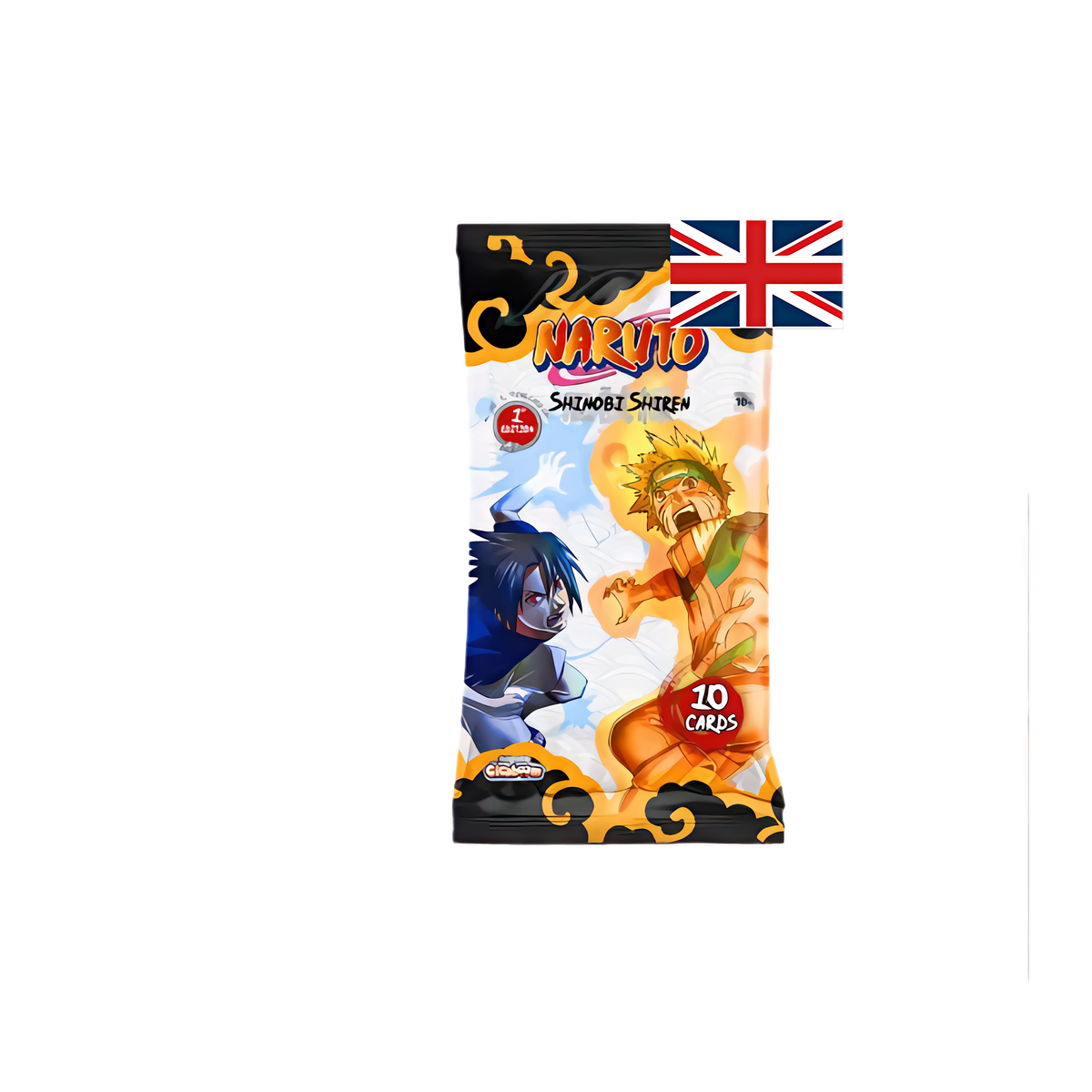 Sobre de Refuerzo Naruto Mythos TCG - SET 2 SHINOBI SHIREN, 1st edition Flowpack