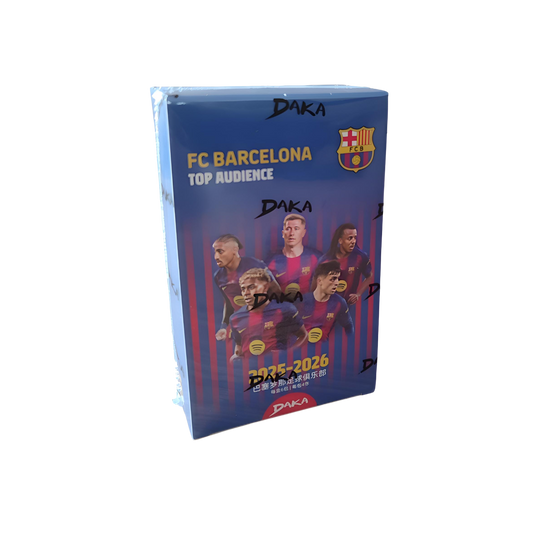 Caja DAKA Top Audience FC Barcelona 2025/26 – Trading Cards Oficial