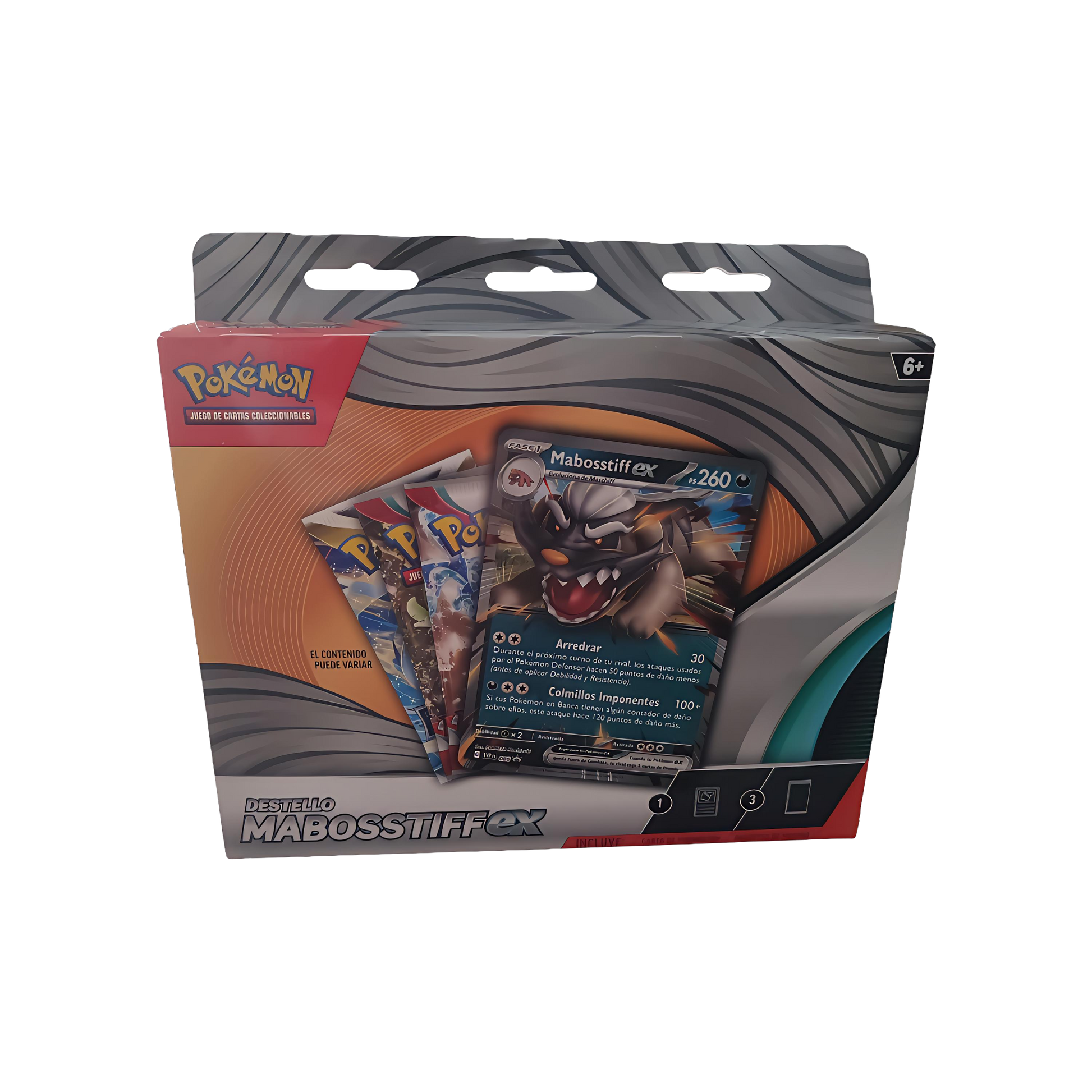 mini set mabosstiff ex español pokemon tcg cartas y sobres