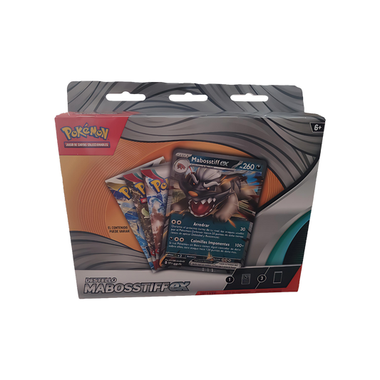 mini set mabosstiff ex español pokemon tcg cartas y sobres