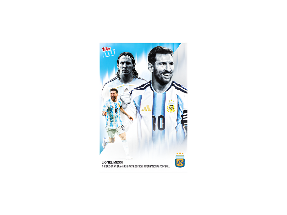 2026 Argentina Topps NOW - Lionel Messi - El fin de una era