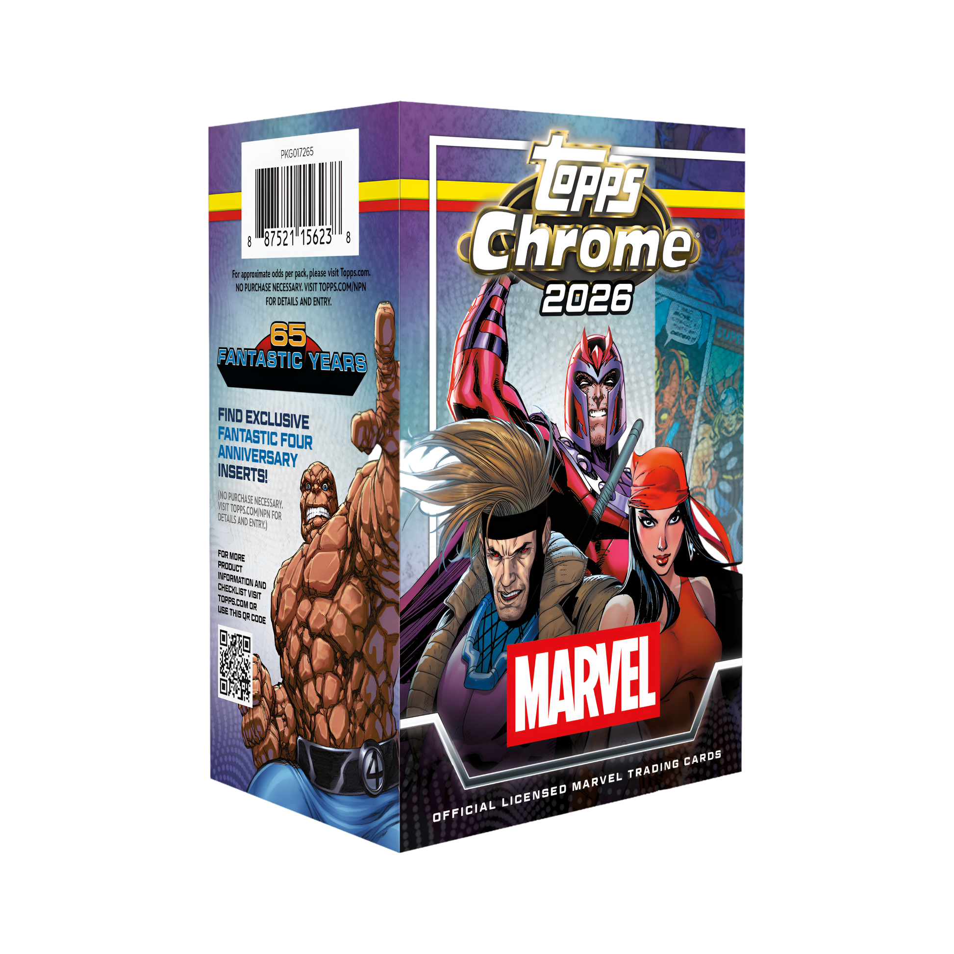Caja sellada Value Box Topps Chrome Marvel Comics 2026
