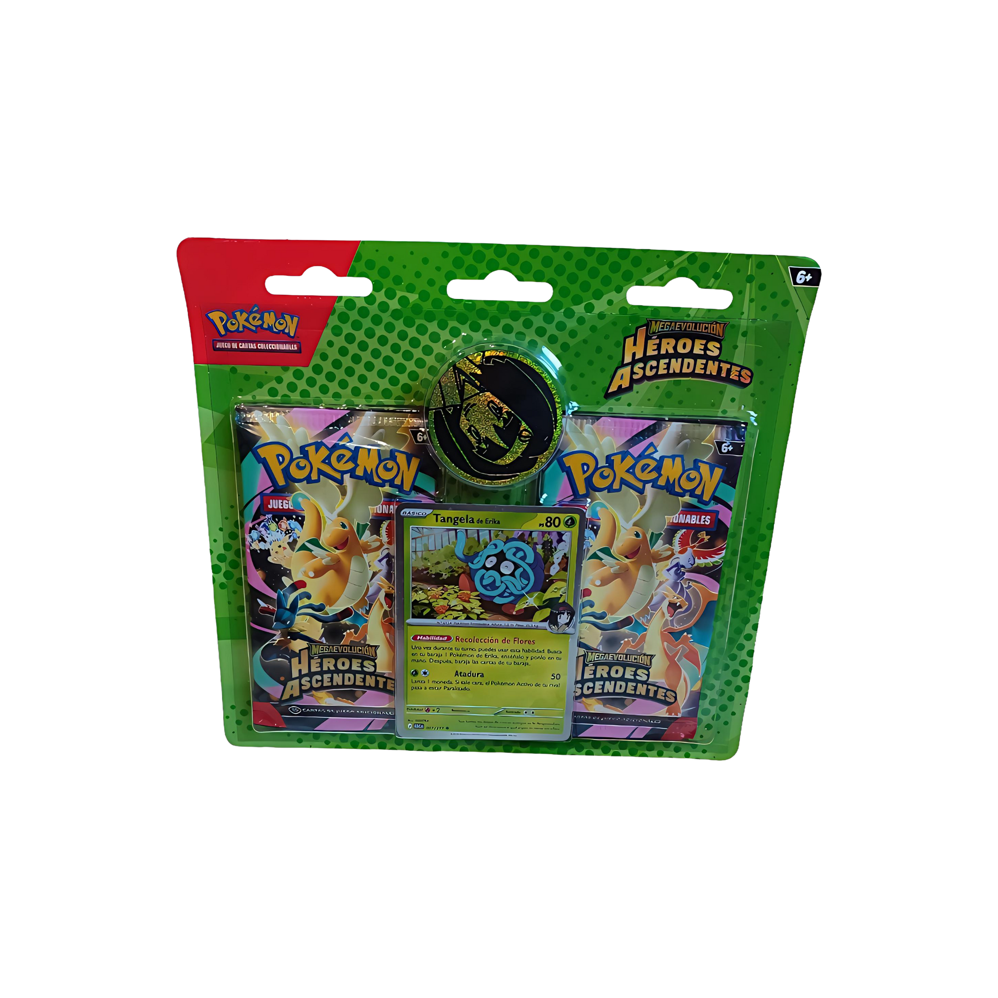 Blister Pokémon Héroes Ascendentes Tangela Español Pokémon TCG