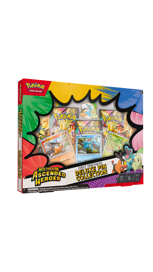 Ascended Heroes - First Partners Deluxe Pin Collection (Inglés)