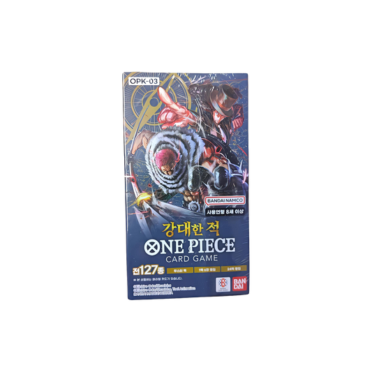 One Piece Card Game Mighty Enemy Opk-03 Booster Box (Coreano)